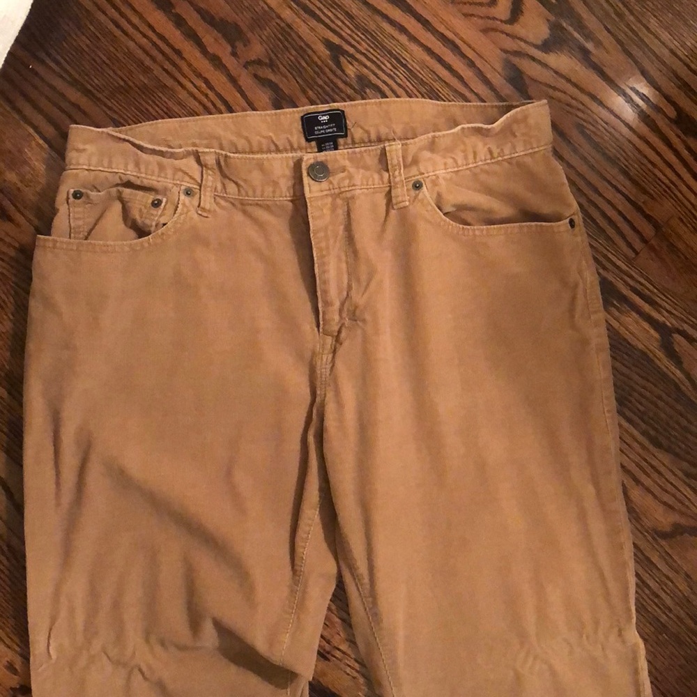 Gap, khaki corduroy, 35x30